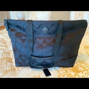 Coach Monogram Duffel with Matching Pouch